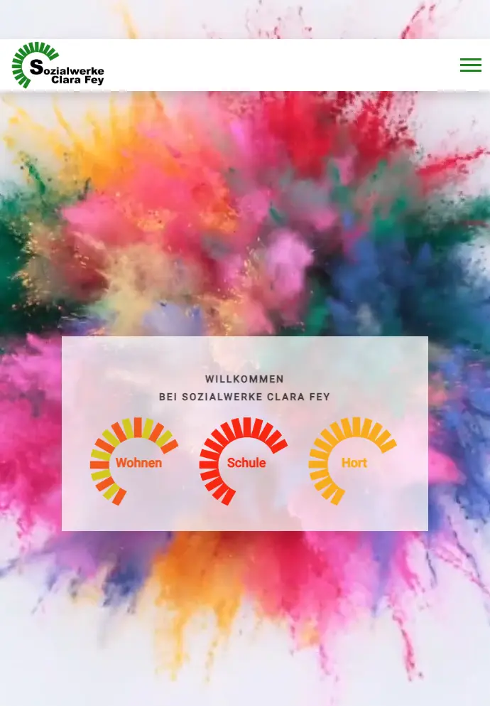 Sozialwerke Clara Fey Wien – Webdesign Projekt